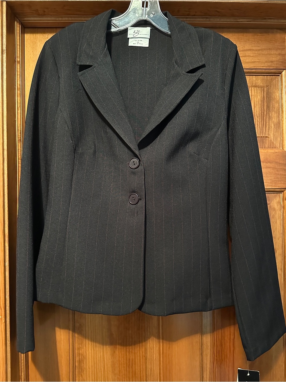 Byer California Black Pinstripe Women's Blazer - NWT!